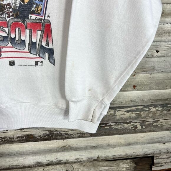 Vintage 1991 World Series Champs Minnesota Twins Sweatshirt - Picture 3 of 7